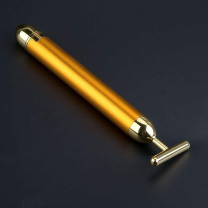 Beauty Facial Massage Roller 24k gold bar