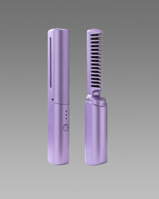Electric Portable Mini Hair Straightener Comb