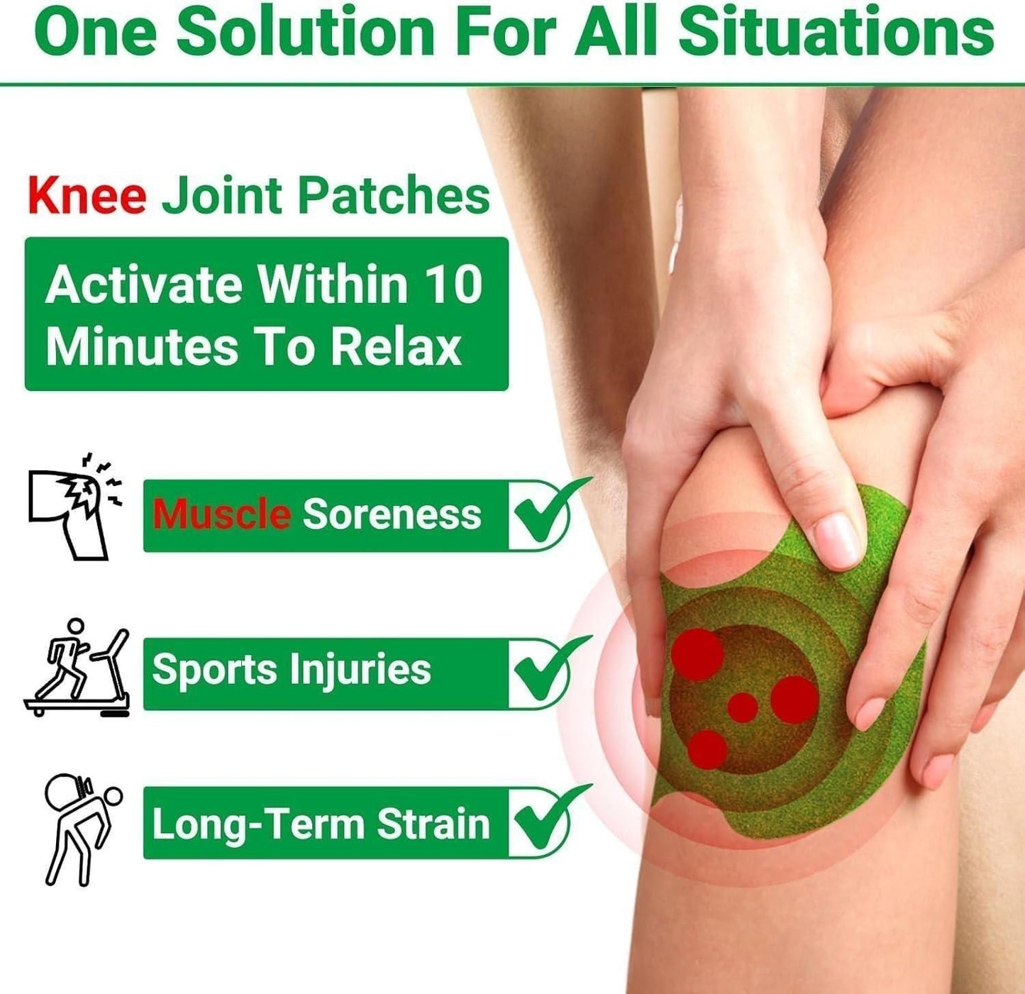 Herbal Knee Pain Relief Patches Pack of 20