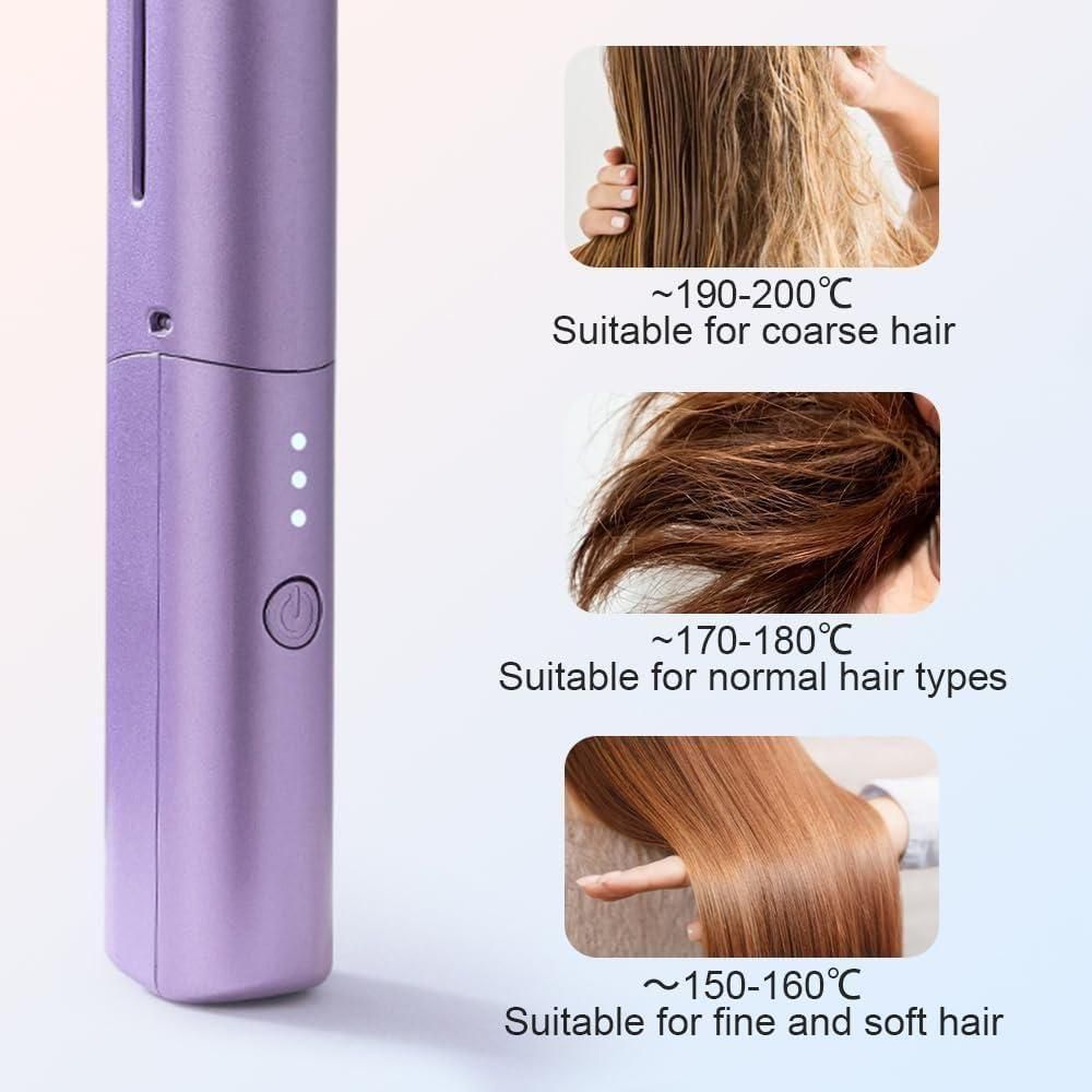Electric Portable Mini Hair Straightener Comb