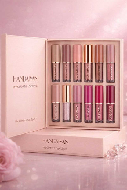 Velvet Matte Liquid Lipstick Set 12Pcs