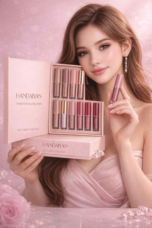 Velvet Matte Liquid Lipstick Set 12Pcs