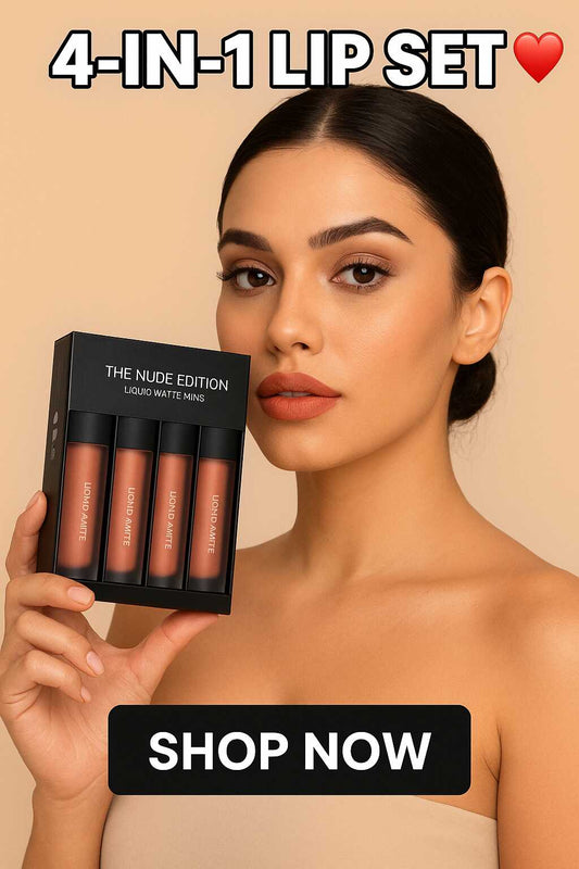 Nude Edition Liquid Lipstick Shades Set of 4